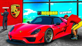 Roubando TODA PORSCHE da CONCESSIONÁRIA do GTA 5!!