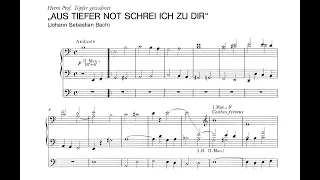 Liszt: "Aus tiefer Not schrei ich zu dir" von J. S. Bach