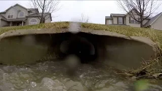 Sending my GoPro Down the Drainage Pipe