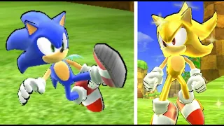 Runners Sonic in Sonic World DX