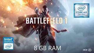 Battlefield 1 - Intel Core-m - Intel HD 615 - 8 GB Ram