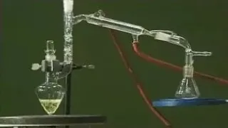 Model of oil refinery. Illustration of the fractional composition of gasoline