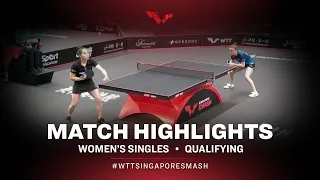 Sarah De Nutte vs Irina Ciobanu | WS | Singapore Smash 2022 (Qual)