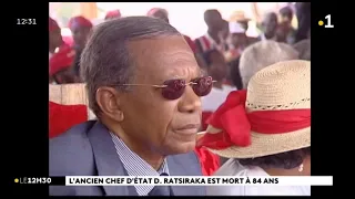 L'ancien président de Madagascar Didier Ratsiraka est décédé ce matin à l'âge de 84 ans