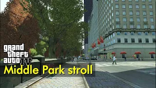 Walking outside Middle Park | Just Walking | GTA IV