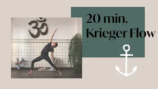 Krieger Yoga Flow | 20 Minuten | Für Kraft und Stabilität