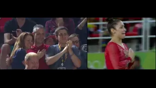 Aly Raisman’s Parents Crying #shorts