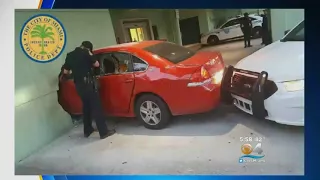 Car Slams Into Miami Police Substation