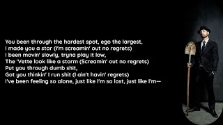 Eminem - No Regrets ft. Don Toliver [Lyrics] [HQ]