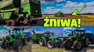 ㋛︎Dwie bestie w rzepaku㋛︎Fendt na podwojnych✩Zniwa rzepaku 2020㋛︎3 zestawy odwożące㋛︎2xFendt,3xDeutz