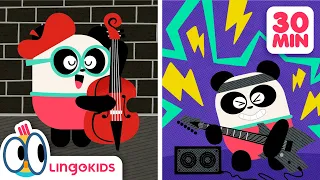 BABY BOT Knows MUSIC 🥁 + More Kids Educational Cartoons | Lingokids