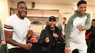 All-Access: Bucks Meet Neymar & Mbappe | Teddy Riner Pregame WWE | NBA Paris Game 2020 | Part 2