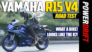 Yamaha R15 v4 - What A Motorcycle!  | First Ride Review | PowerDrift