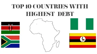 TOP 10 AFRICA COUNTRIES WITH HIGHEST DEBT OWED TO CHINA