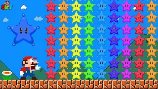 Ultimate Clash: Super Mario Bros but Can Mario collect 999 Lucky Star Mayhem Maze | Game Animation