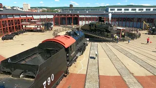 ⁴ᴷ⁶⁰ Walking tour of Steamtown National Historic Site in Scranton, Pennsylvania