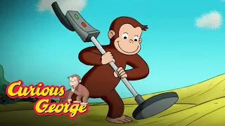 Curious George 🐵  George Uses a Metal Detector 🐵  Kids Cartoon 🐵  Kids Movies 🐵 Videos for Kids