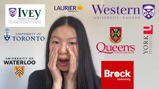 CANADIAN UNIVERSITY DECISION REACTIONS 2021 (u of t rotman, qcommerce, western ivey and more)