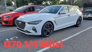 2019 Genesis G70 3.3T 1/4 Mile!