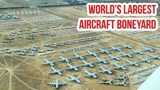 Flying Over the World's Largest Aircraft Boneyard