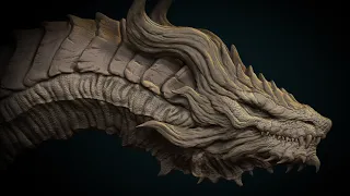 Dragon Concept in Zbrush Timelapse