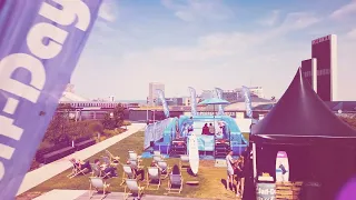 Skyline Plaza Frankfurt Surf-Days Pop-Up Wellenreitanlage