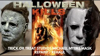 Halloween Kills: Trick Or Treat Studios Michael Myers Mask Repaint /Rehaul