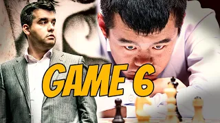 Nepomniachtchi-Ding World Chess Championship Match 2023 || Game 6