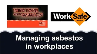 Managing asbestos in workplaces