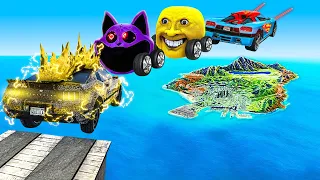 Jeffy Jumps EVERY SUPER Car Across ENTIRE MAP in GTA 5!