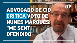 Advogado de Mauro Cid critica voto de Nunes Marques em julgamento de réus do 8/1
