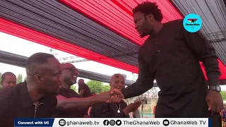 Muntari, other ex-Black Stars players at Raphael Dwamena’s funeral