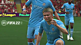 FIFA 22 - Liverpool Vs Manchester City | Ft. Haaland, Nunez | Premier league 2022/2023 [PS5]