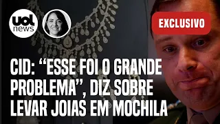 Mauro Cid sobre transporte de joias em mochila: 'Esse foi o grande problema'