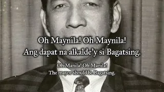 "Oh Maynila" - Ramon D. Bagatsing Manila Mayoral Campaign Jingle (1971)