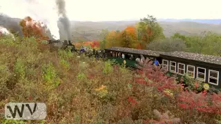 The WV Presents "AUTUMN GLORY AT CASS - DOUBLEHEADER RUNBYS" Cass Scenic Railroad Fall 2014