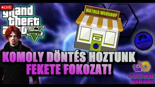 |🔴4MA RP Evolution | 447.ADÁS |KOMOLY DÖNTÉS HOZTUNK FEKETE FOKOZAT! (parancsok) !orfk !dc !tiktok