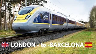 London England to Barcelona Spain by high speed train (Economy Class)