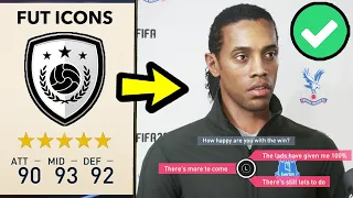 ICONS IN FIFA CAREER MODE 🔥 - This Is So Cool!