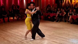Sofia Saborido and Pablo Inza dancing to El Espiante