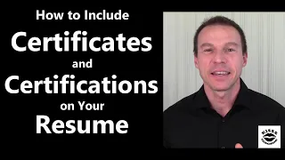 Certificates and Certifications on Your Resume