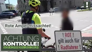 "Ach du SCHANDE!" 😅 Radfahrerin MISSACHTET rote Ampel! | Kabel Eins | Achtung Kontrolle