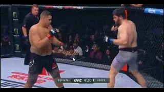 Tai Tuivasa KOs Cyril Asker In Rd 1 At UFC 221