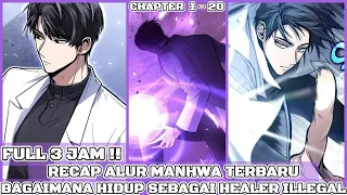 FULL 3 JAM ++ REKAP BAGAIMANA HIDUP SEBAGAI HEALER ILLEGAL !! CHAPTER 1 - 20 !!