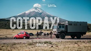 COTOPAXI - car recovery at 4400m, on foot to over 5000m | S05E06