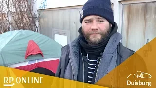 Obdachlos: Marcel aus Duisburg kämpft gegen die Kälte