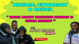 MohBad , Zinoleesky & Cblvck Talks about Marlians Record & Naira Marley