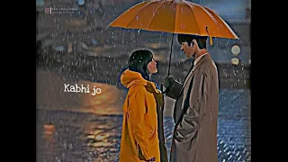 Kabhi jo badal barse |🍂☂️ aesthetic status |👀🌼 lofi mix romantic status love status |