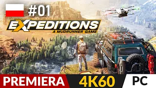 Expeditions: A MudRunner Game PL 🛻 #1 - odc.1 🚘 Symulator jazdy w błocie | Gameplay po polsku 4K