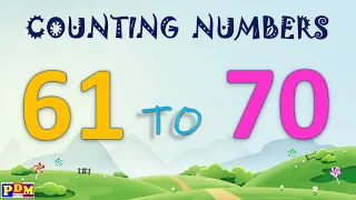 counting numbers 61-70 | counting numbers 61 to 70 | counting 61 to 70 | counting numbers for kids